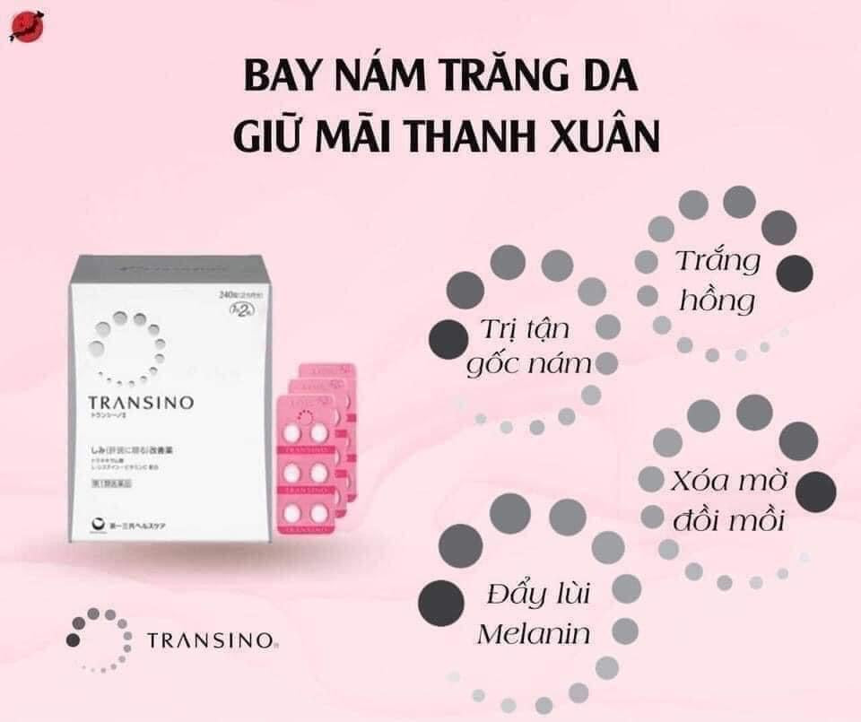 TRANSINO II - VIÊN UỐNG TRỊ NÁM SỐ 1 NHẬT BẢN 🇯🇵