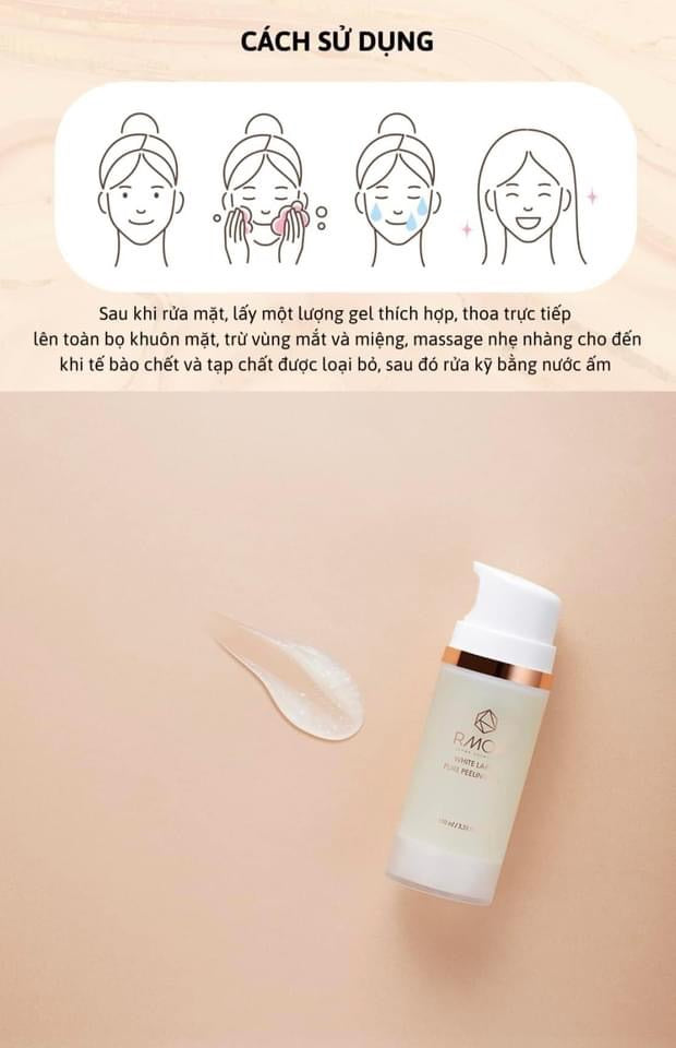RMON WHITE LABEL PURE PEELING GEL- GEL TẨY DA CHẾT THẢO MỘC