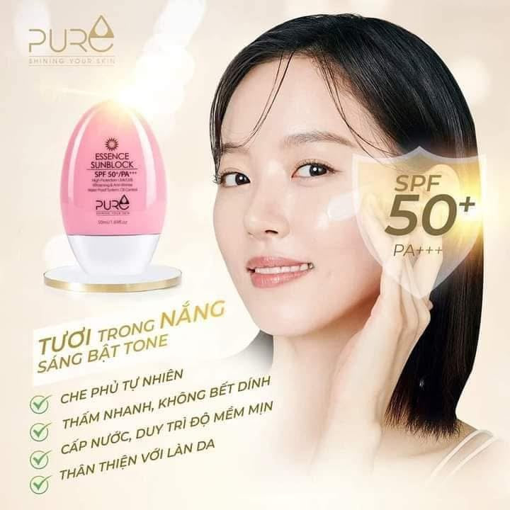 SỮA CHỐNG NẮNG NÂNG TÔNG PURE KOREA