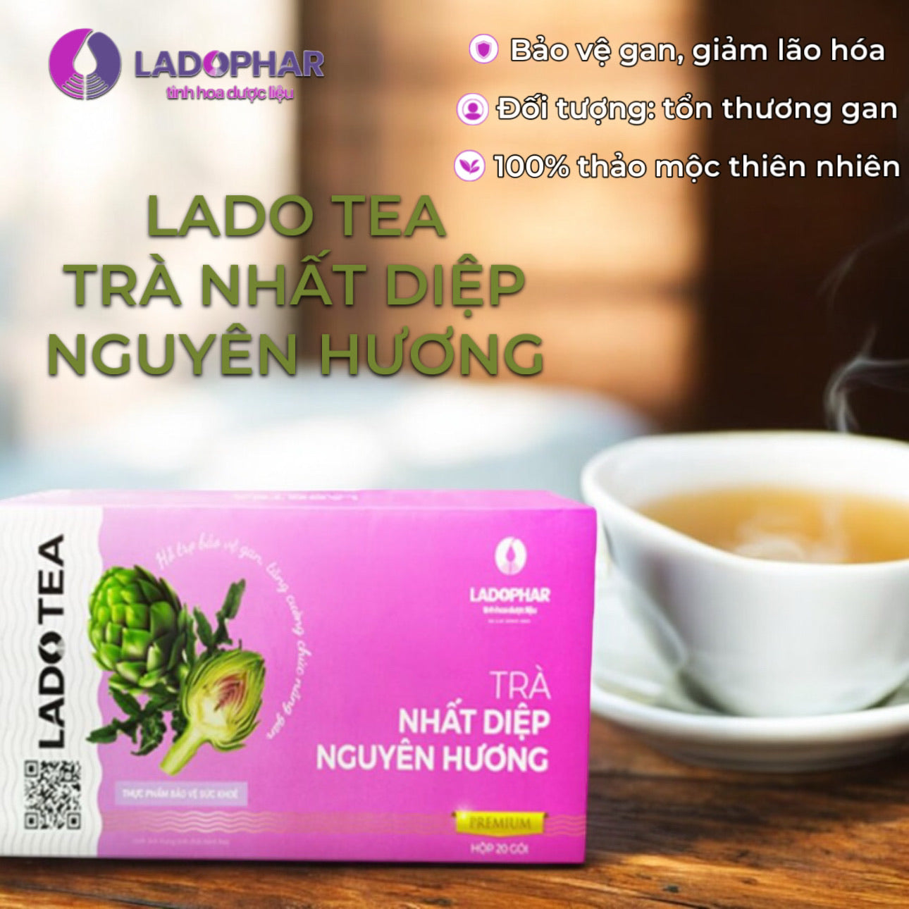 Trà Atisô Nhất Diệp Nguyên Hương LADO TEA
