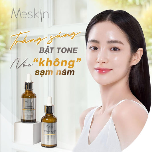 SERUM RETINOL 0.5% MESKIN & SERUM DNA TÁI TẠO MESKIN