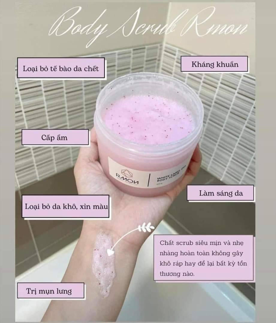 MUỐI TẨY DA BODY RMON WHITE LABEL DIA BODY SCRUB