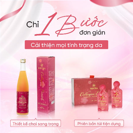 HEBORA - Nước uống Collagen Enrich Nhật Bản