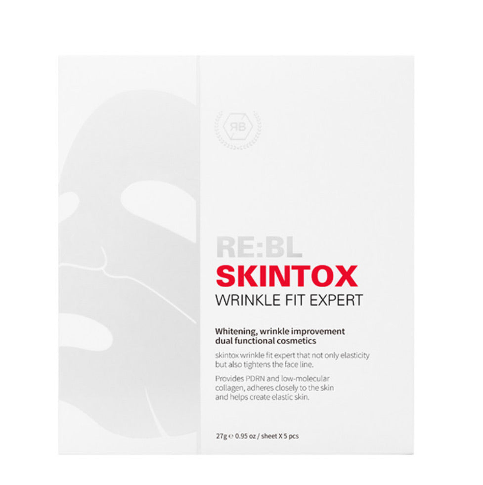 SKINTOX WRINKLES FIT EXPERT MASK - MẶT NẠ NÂNG CƠ, CHỐNG CHẢY XỆ