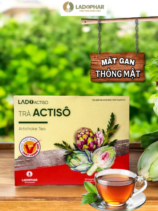 TRÀ ATISÔ TÚI LỌC LADOPHAR DALAT - HỘP 100 TÚI