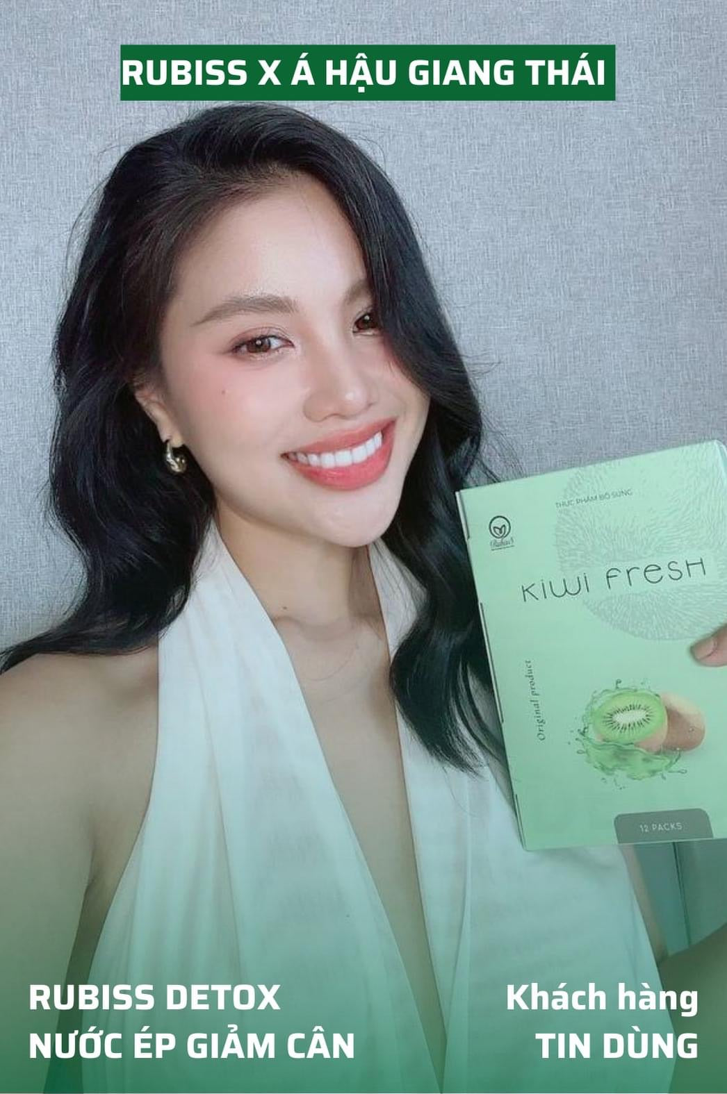 RUBISS KIWI FRESH DETOX  - NƯỚC ÉP TRÁI CÂY ĐÀO THẢI MỠ THỪA