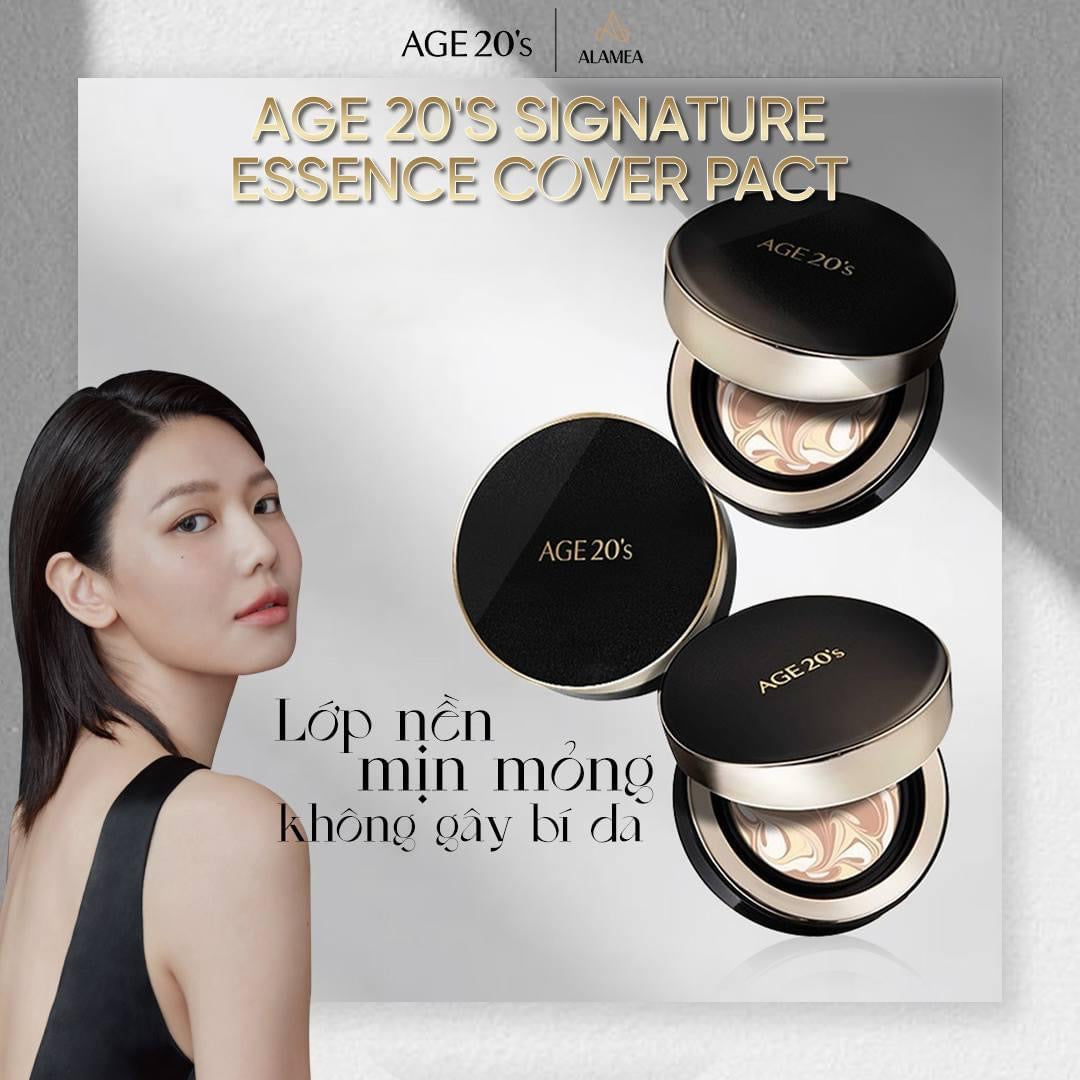 Phấn tươi Age20s Signature Essence Cover Pact - Intense cover