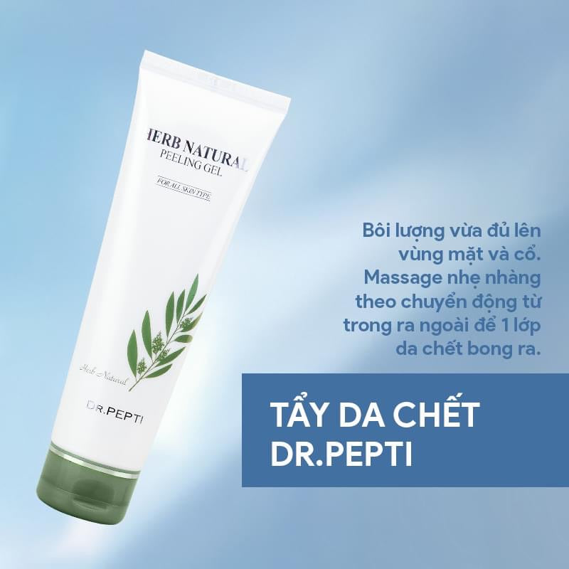 HERB NATURAL PEELING GEL DR.PEPTI - GEL TẨY DA CHẾT THẢO MỘC DR. PEPTI