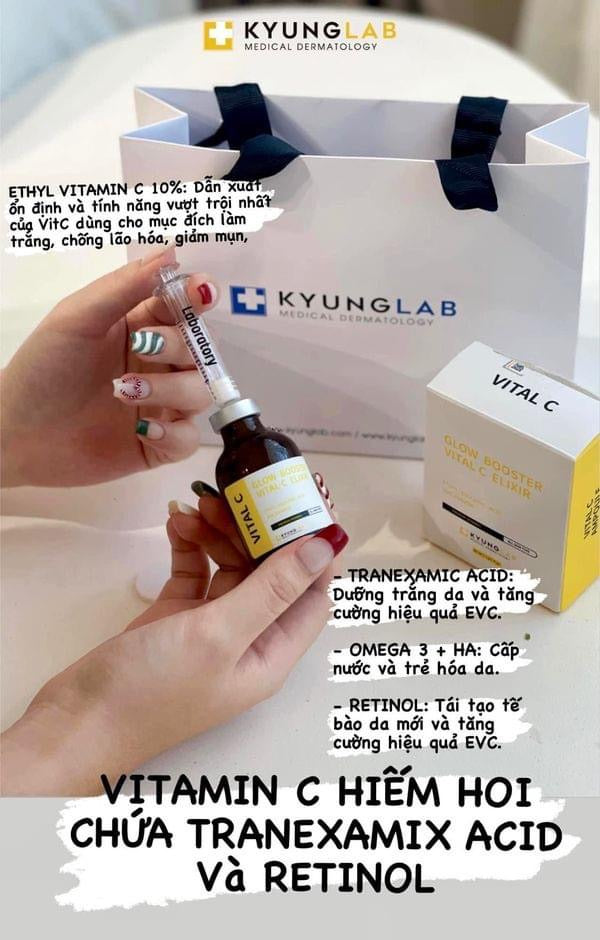 SERUM VITAMIN C GLOW BOOSTER VITAL C ELIXIR - KYUNG LAB