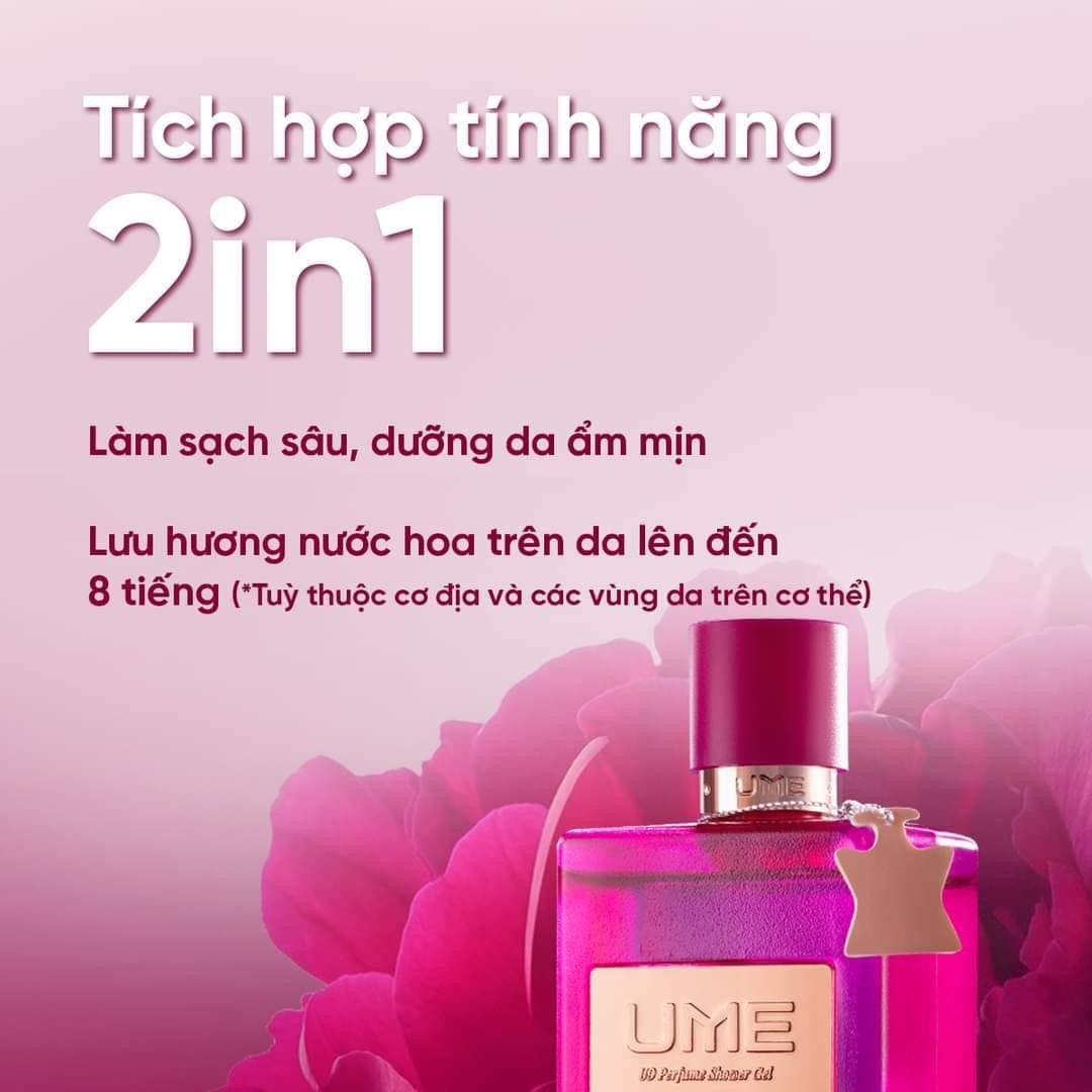 GEL TẮM HƯƠNG NƯỚC HOA UME