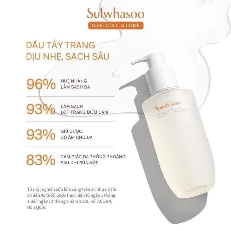 GEL RỬA MẶT SULWHASOO GENTLE CLEANSING FOAM
