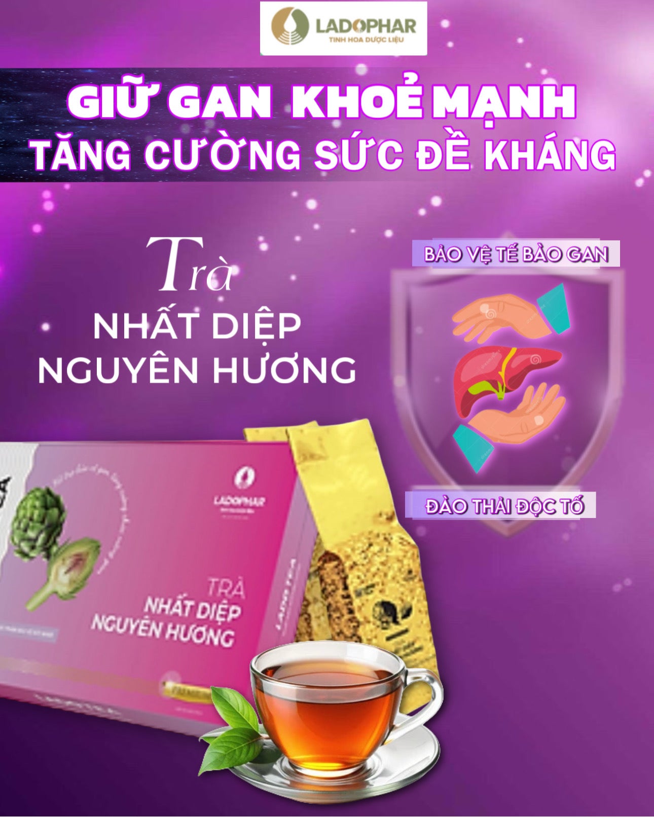 Trà Atisô Nhất Diệp Nguyên Hương LADO TEA