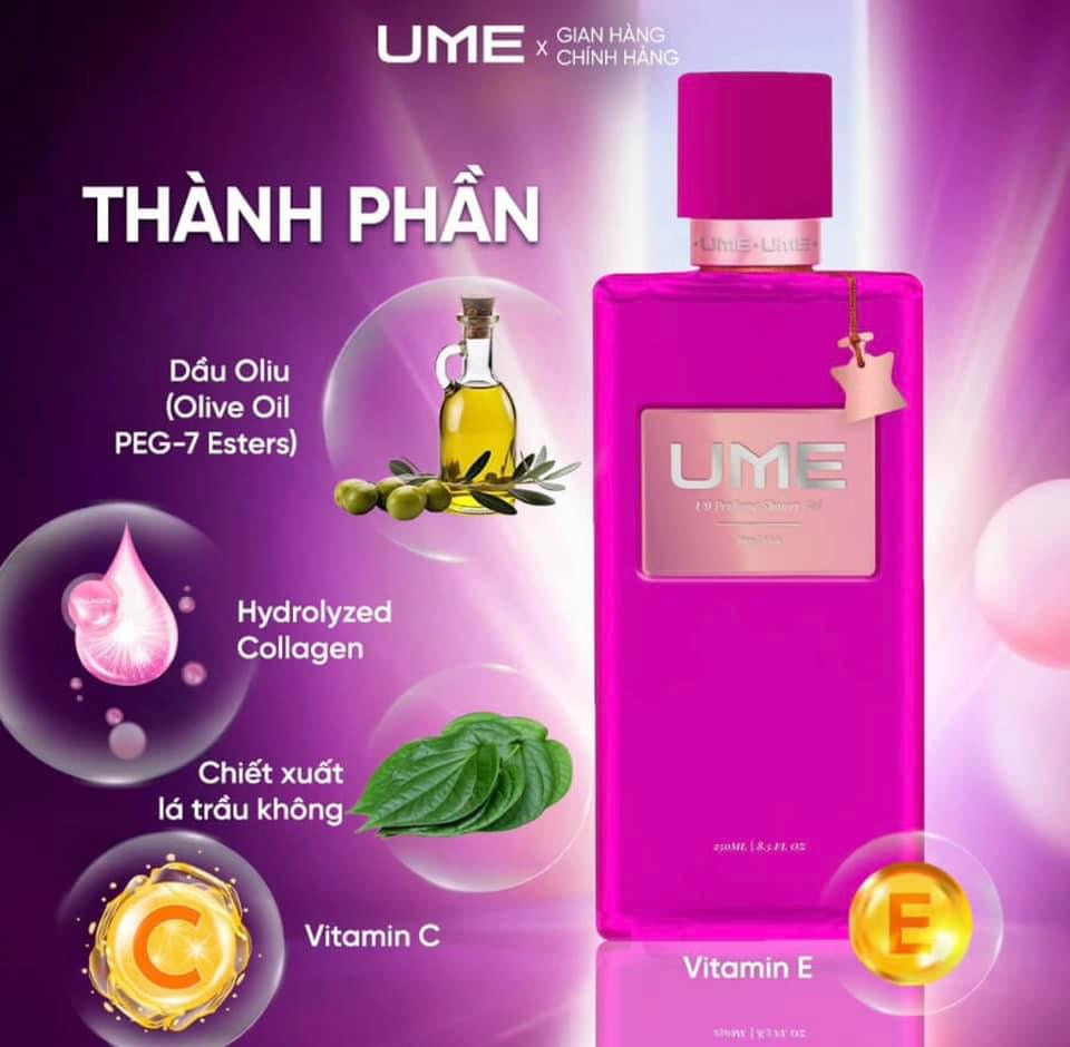 GEL TẮM HƯƠNG NƯỚC HOA UME