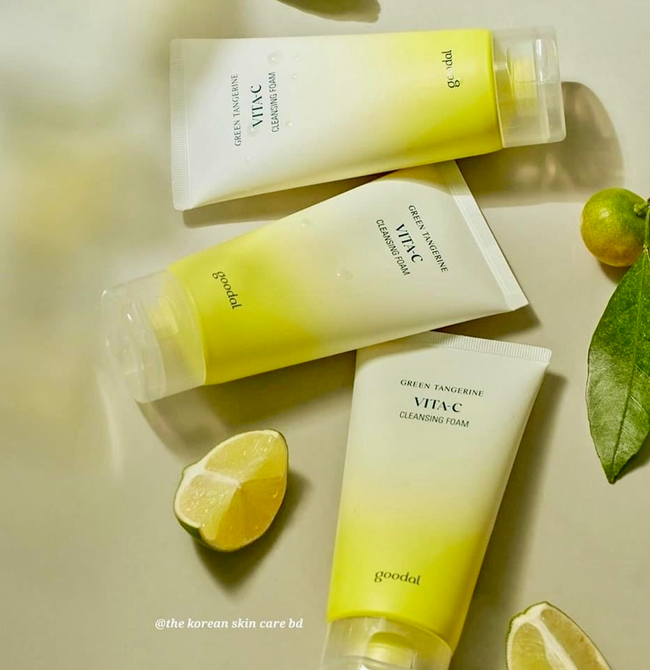 GOODAL GREEN TANGERINE CLEANSING FOAM VITA C - SỮA RỬA MẶT VITA C GOODAL