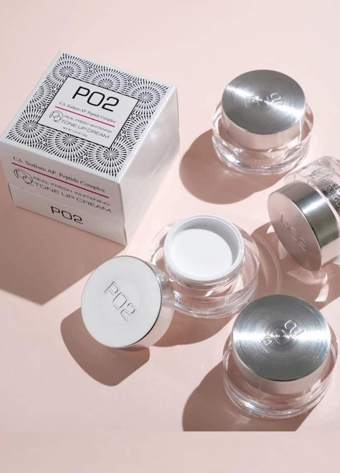 KEM DƯỠNG TRẮNG NÂNG TÔNG - PO2 WHITENING TONE UP CREAM