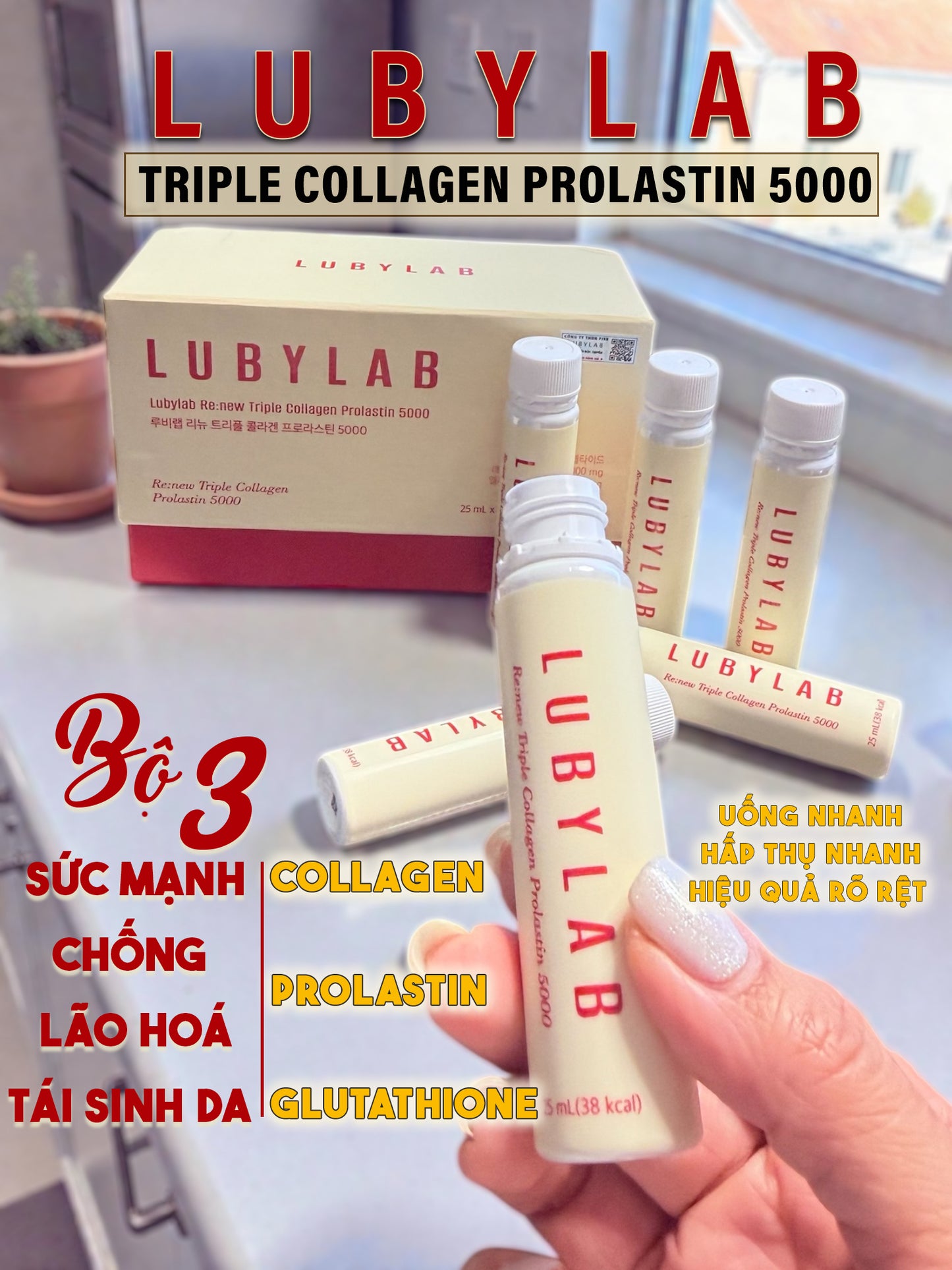 LUBYLAB RENEW TRIPLE COLLAGEN PROLASTIN 5000