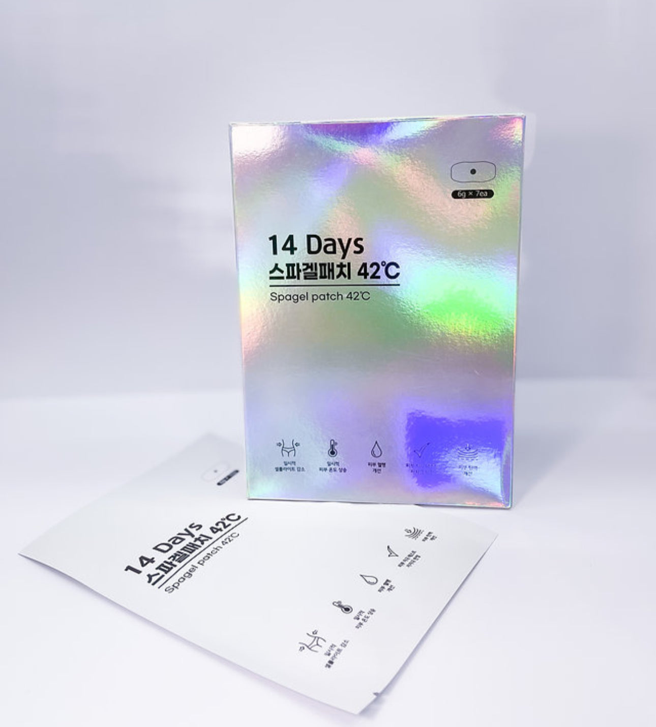 SPAGEL PATCH 42°C 14 DAYS - MIẾNG DÁN TOẢ NHIỆT TAN MỠ BỤNG KOREA