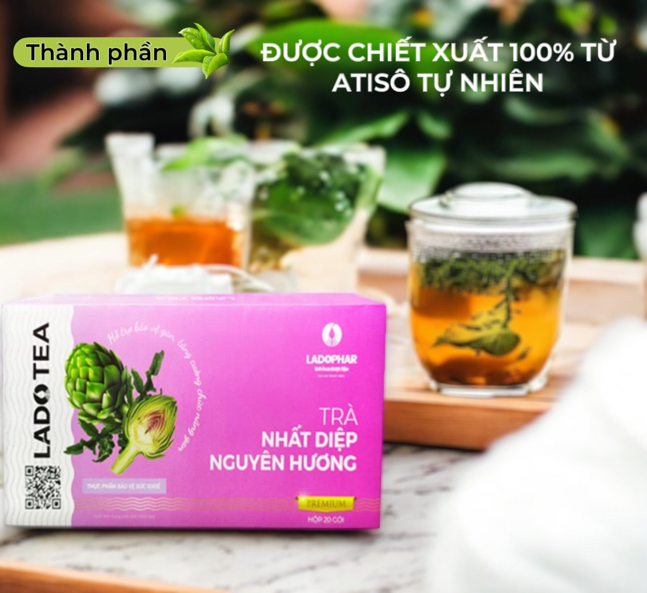 Trà Atisô Nhất Diệp Nguyên Hương LADO TEA