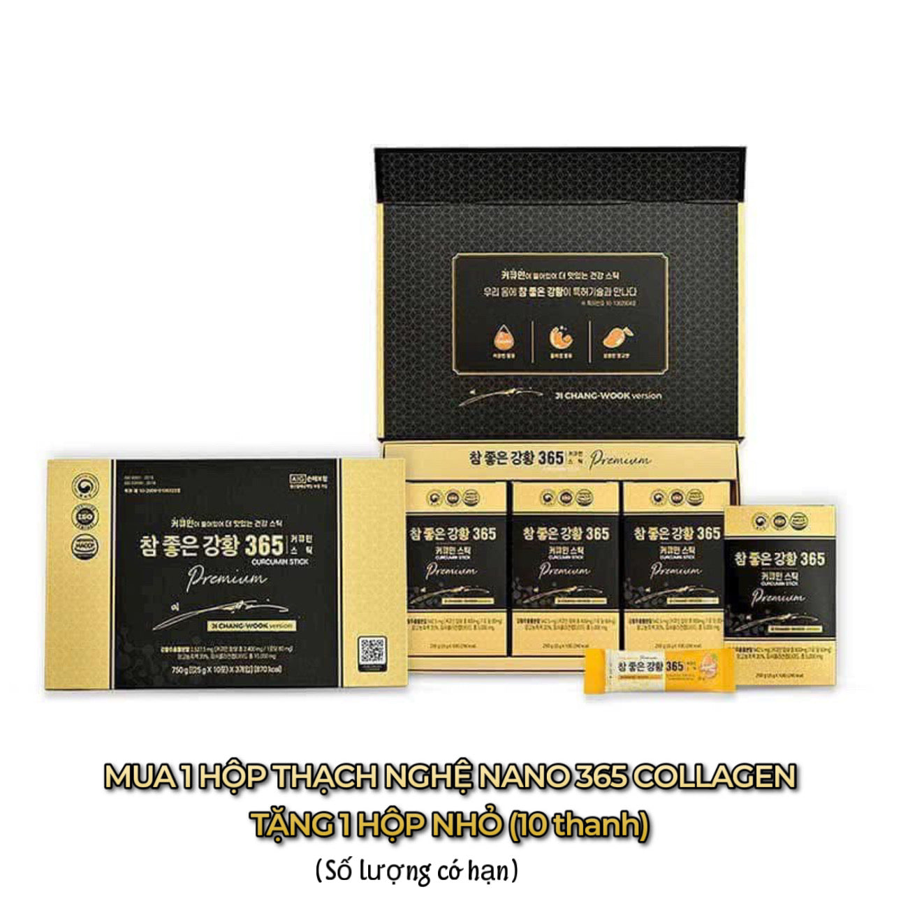 THẠCH NGHỆ NANO COLLAGEN  365 PREMIUM (VỊ XOÀI)