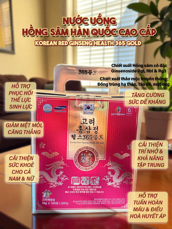Hồng Sâm Korean Red Ginseng Health 365 Gold