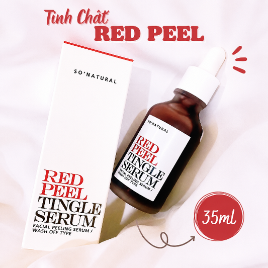 SO NATURAL Red Peel Tingle Serum - Serum tẩy tế bào chết So Natural
