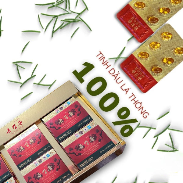 Tinh dầu thông đỏ KumGangSong Premium 180 viên
