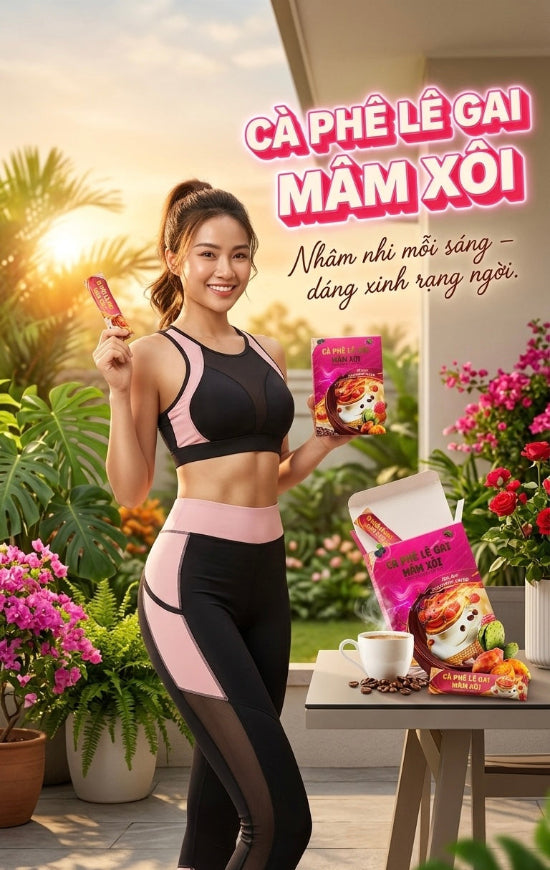 Cà phê Giảm Cân Lê Gai Mâm Xôi