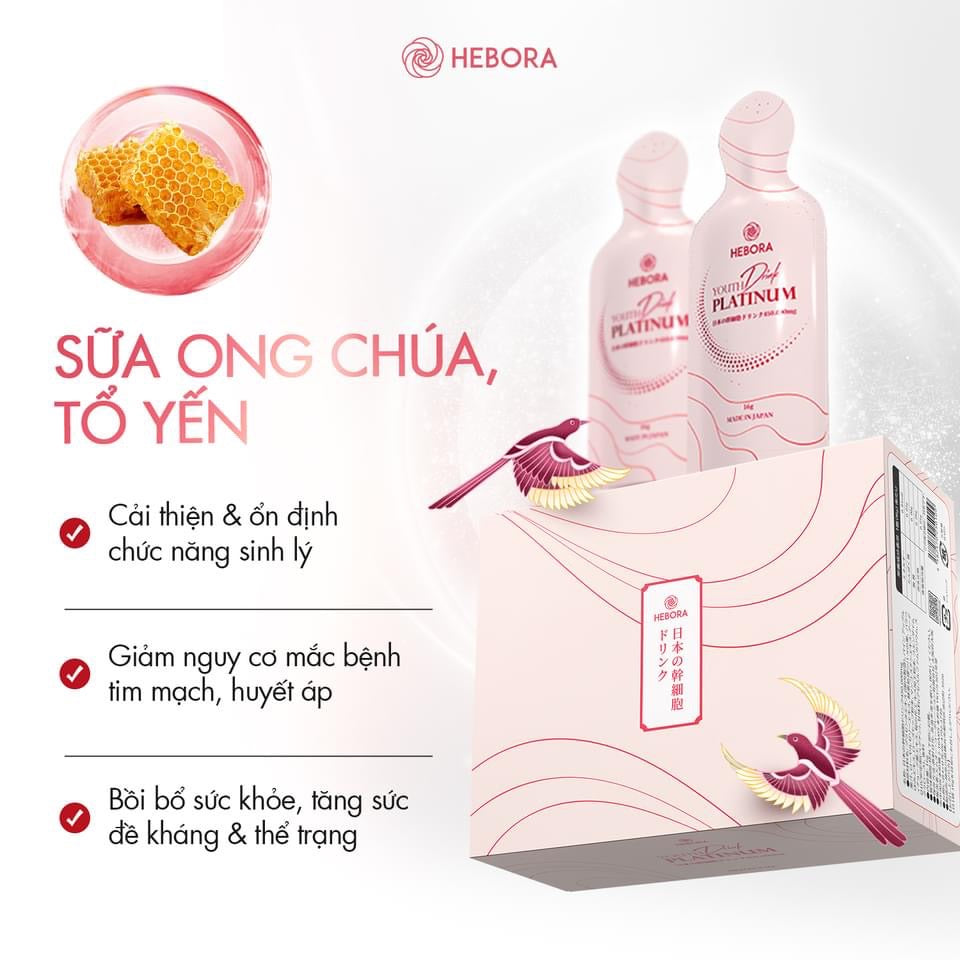 Nước uống tế bào gốc Placenta Hebora