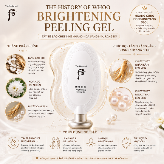 Gel tẩy tế bào chết The History of Whoo