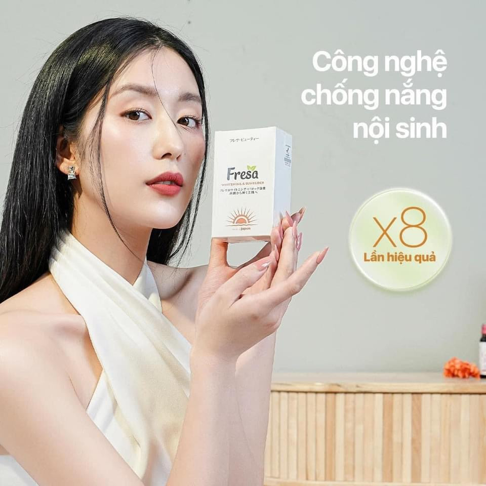 Viên uống duỡng trắng & chống nắng nội sinh FRESA