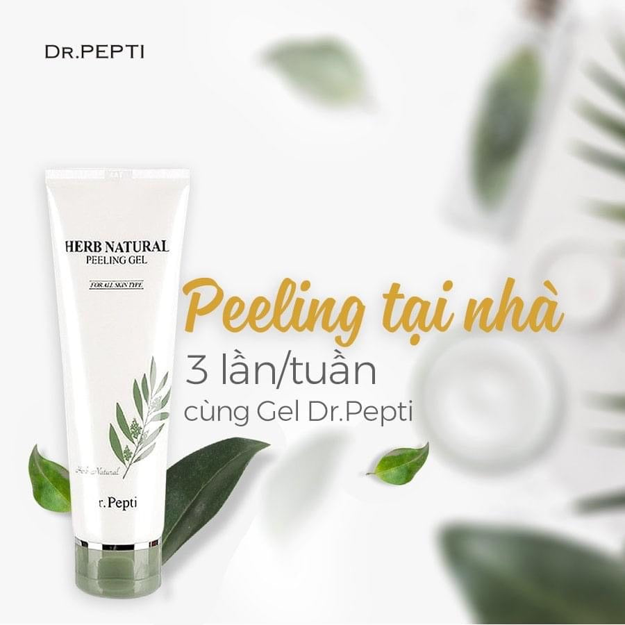 HERB NATURAL PEELING GEL DR.PEPTI - GEL TẨY DA CHẾT THẢO MỘC DR. PEPTI
