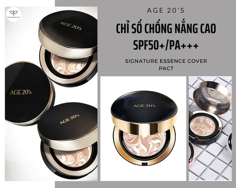 Phấn tươi Age20s Signature Essence Cover Pact - Intense cover