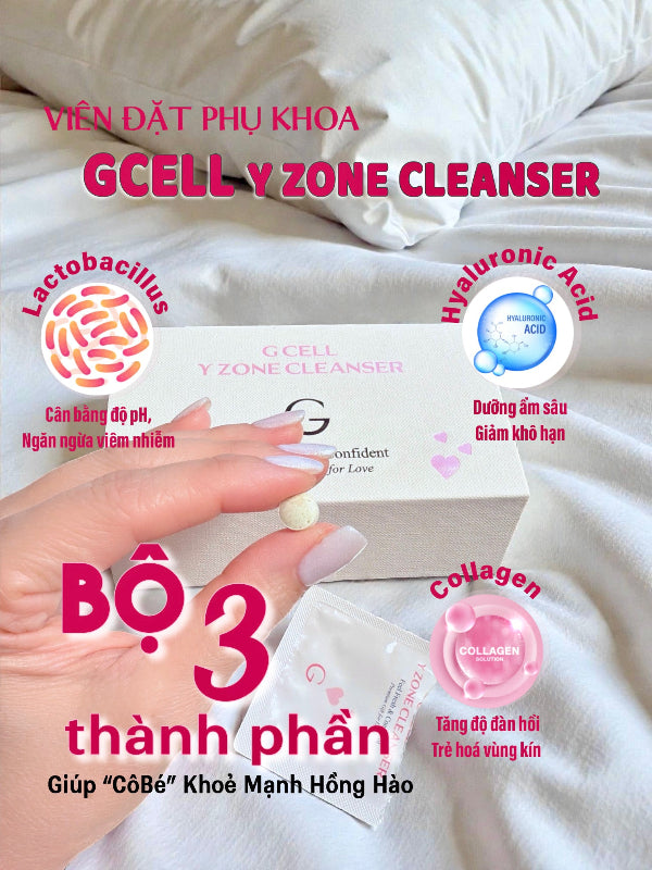 Viên đặt phụ khoa Gcell Y Zone Cleanser Hàn Quốc ( hộp 15 viên)