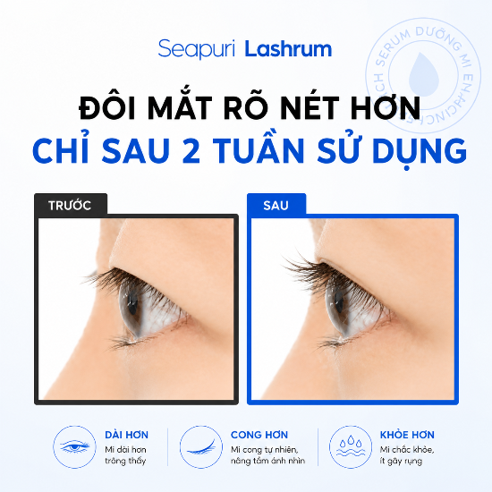 SEAPURI LASHRUM – SERUM DƯỠNG MI SEAPURI LASHRUM