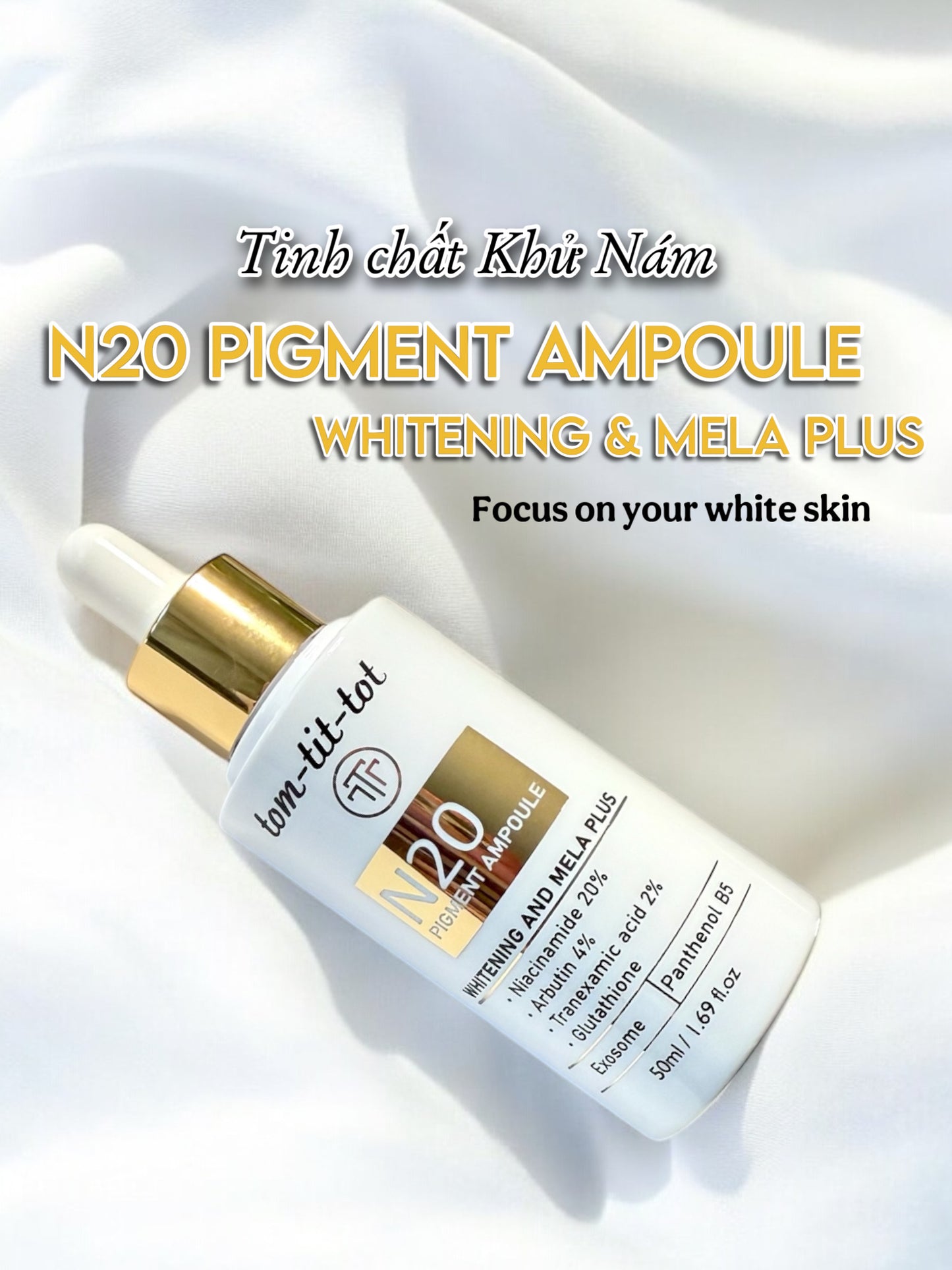 SERUM N20 PIGMENT AMPOULE WHITENING & MELA PLUS