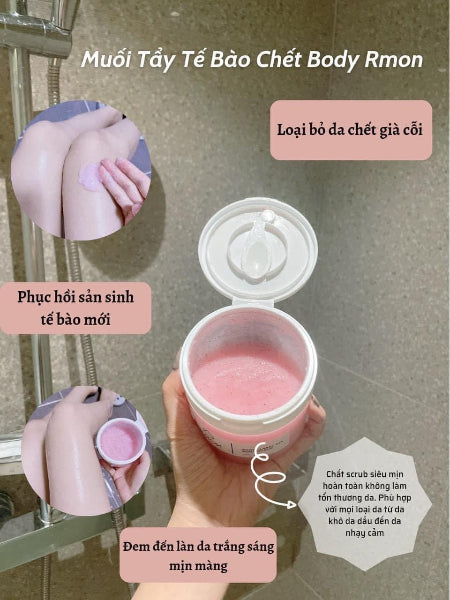 MUỐI TẨY DA BODY RMON WHITE LABEL DIA BODY SCRUB