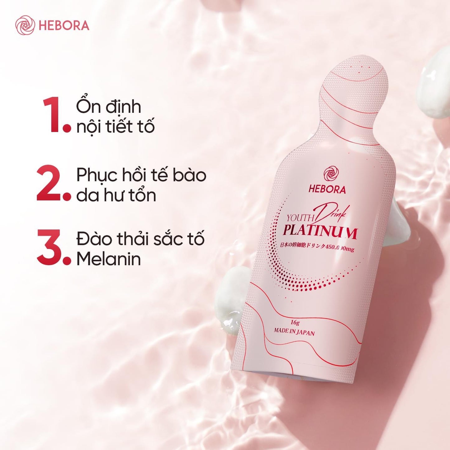 Nước uống tế bào gốc Placenta Hebora