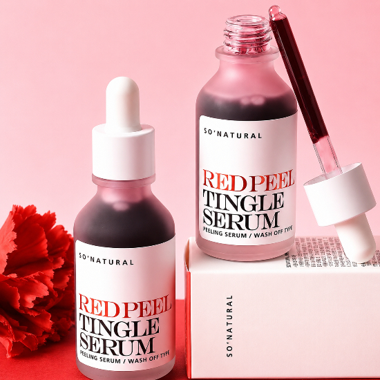 SO NATURAL Red Peel Tingle Serum - Serum tẩy tế bào chết So Natural