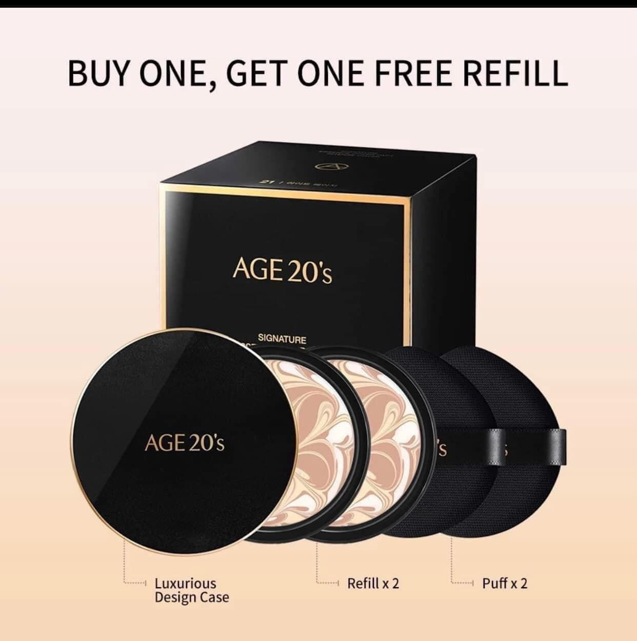 Phấn tươi Age20s Signature Essence Cover Pact - Intense cover