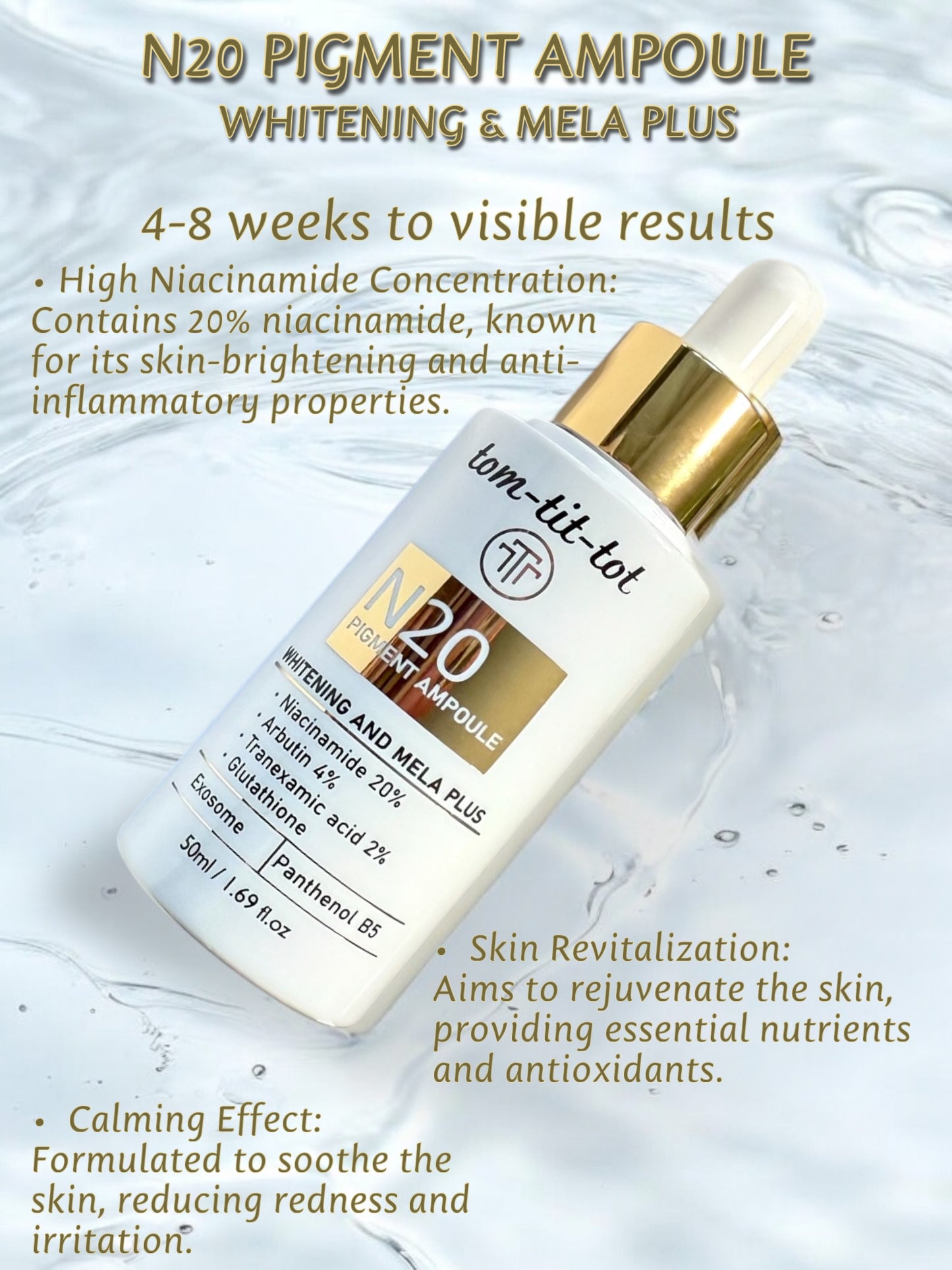 SERUM N20 PIGMENT AMPOULE WHITENING & MELA PLUS