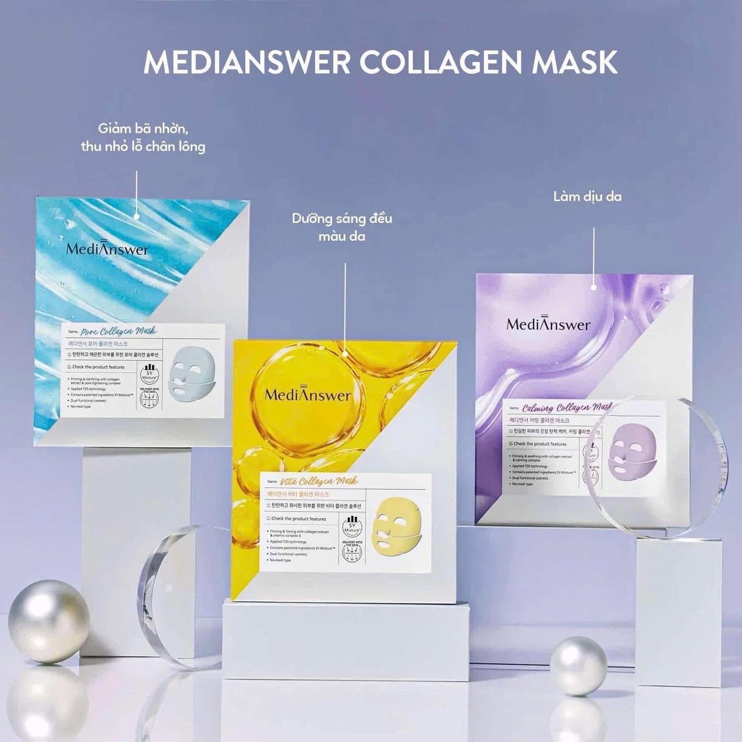 Mặt nạ thạch MediAnswer Vita Collagen Mask