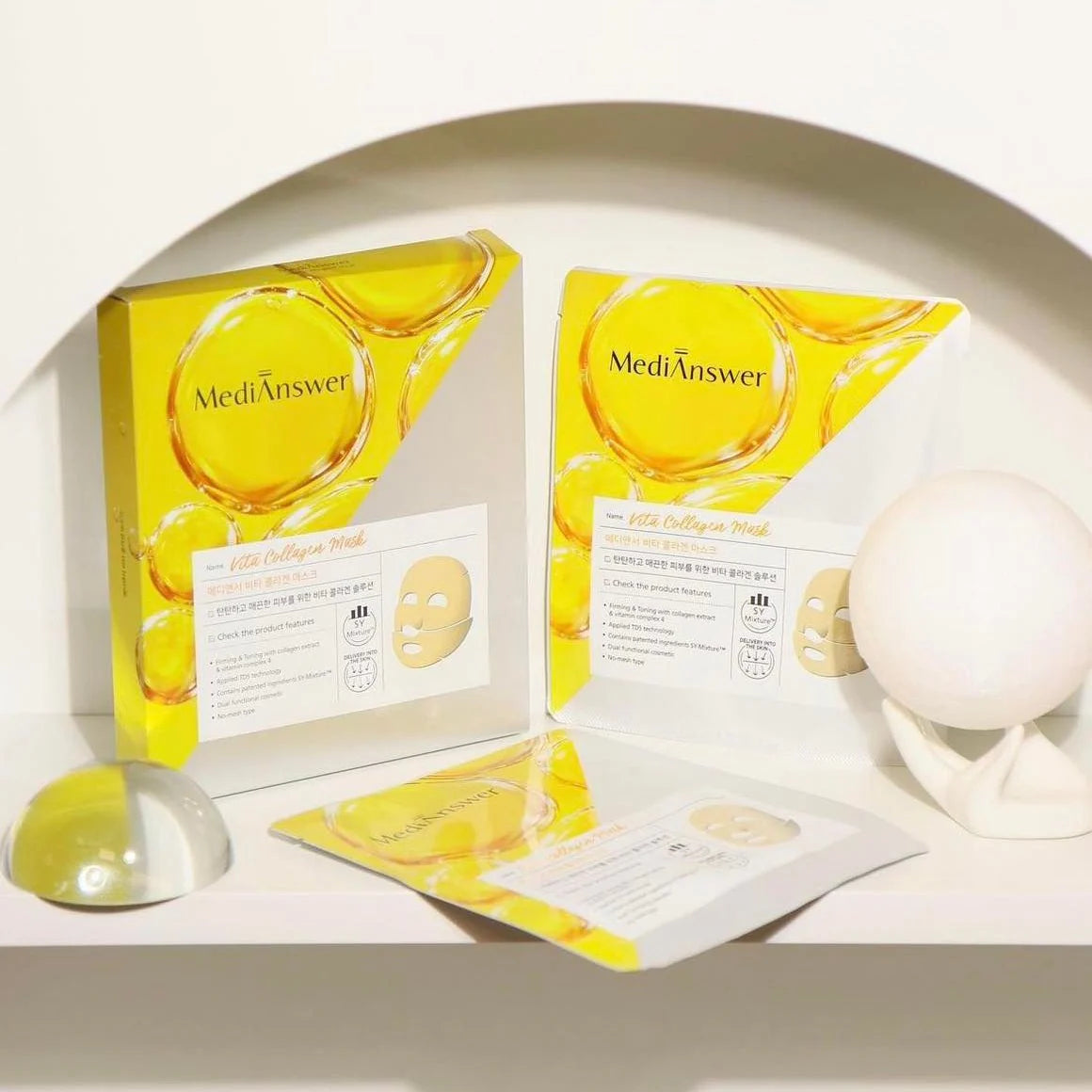 Mặt nạ thạch MediAnswer Vita Collagen Mask