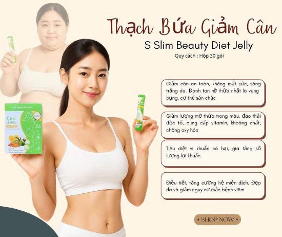 Thạch Bứa Giảm Cân - S Slim Beauty Diet Jelly Stick DayCell