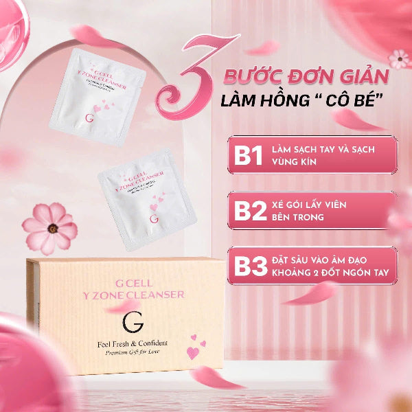 Viên đặt phụ khoa Gcell Y Zone Cleanser Hàn Quốc ( hộp 15 viên)
