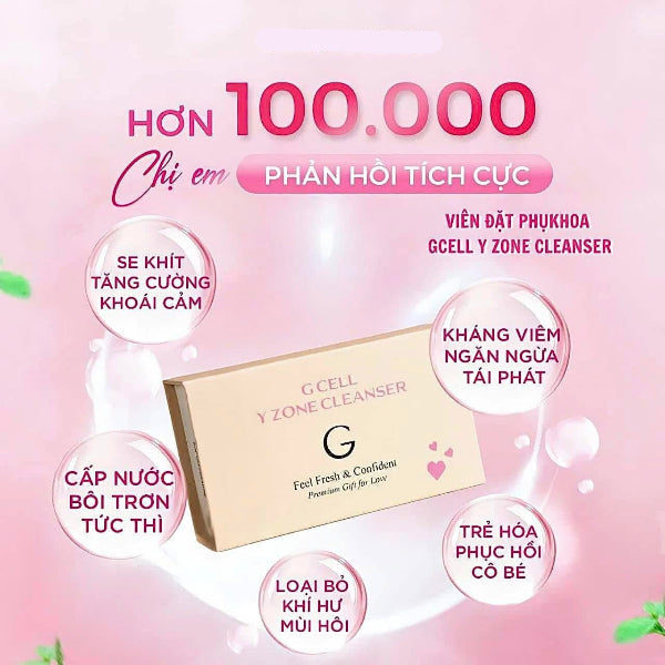Viên đặt phụ khoa Gcell Y Zone Cleanser Hàn Quốc ( hộp 15 viên)