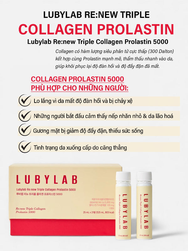 LUBYLAB RENEW TRIPLE COLLAGEN PROLASTIN 5000