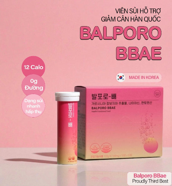 BALPORO BBAE - Viên sủi giảm cân Hàn Quốc