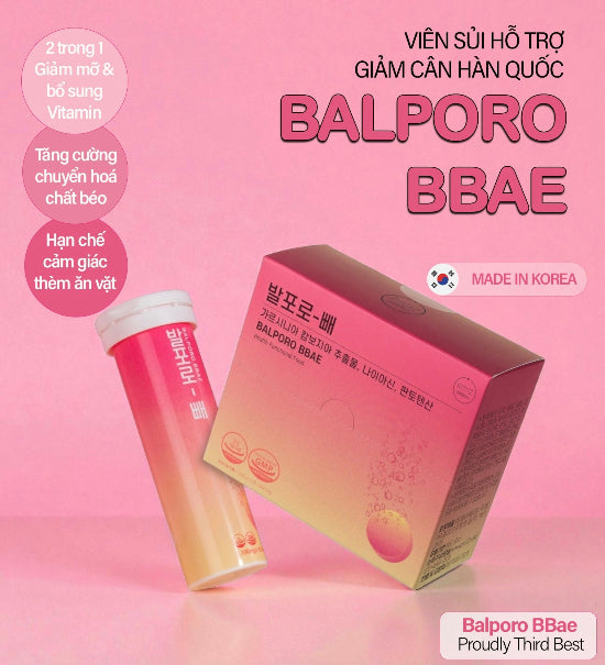 BALPORO BBAE - Viên sủi giảm cân Hàn Quốc
